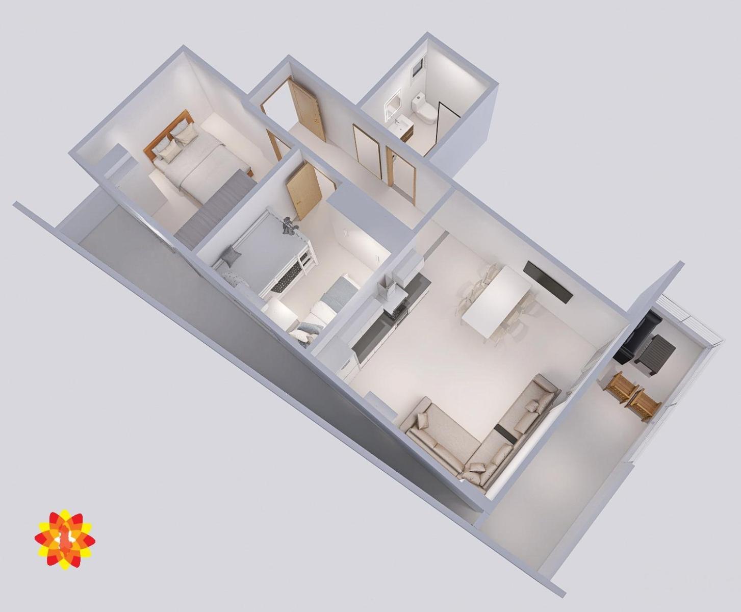 Sea And City View Apartment ساراندا المظهر الخارجي الصورة